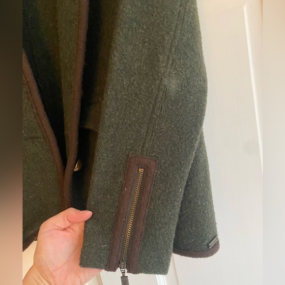 Felted Hunter Green Jacket - Picture 7 of 7